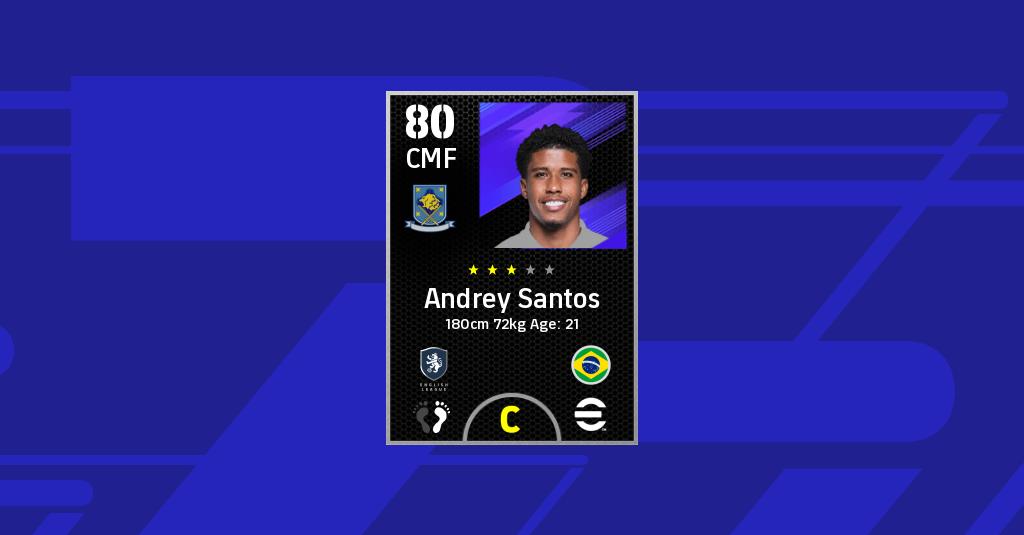 Andrey Santos eFootball 2022 Stats