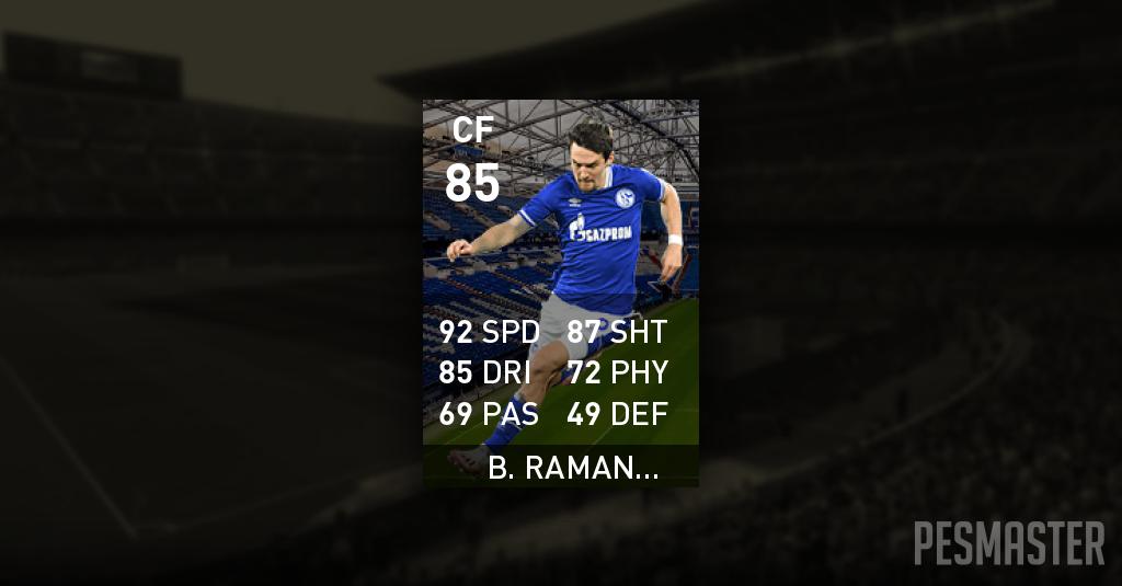 Benito Raman PES 2021 Mobile Stats
