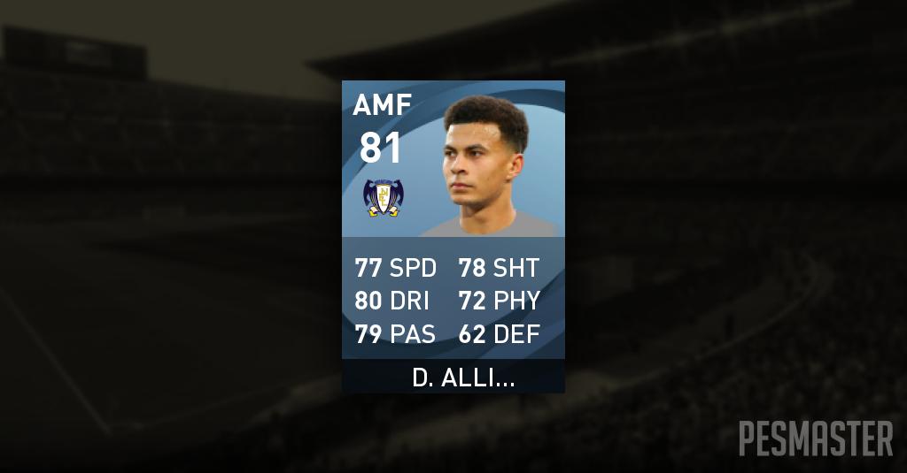 Dele Alli PES 2021 Stats