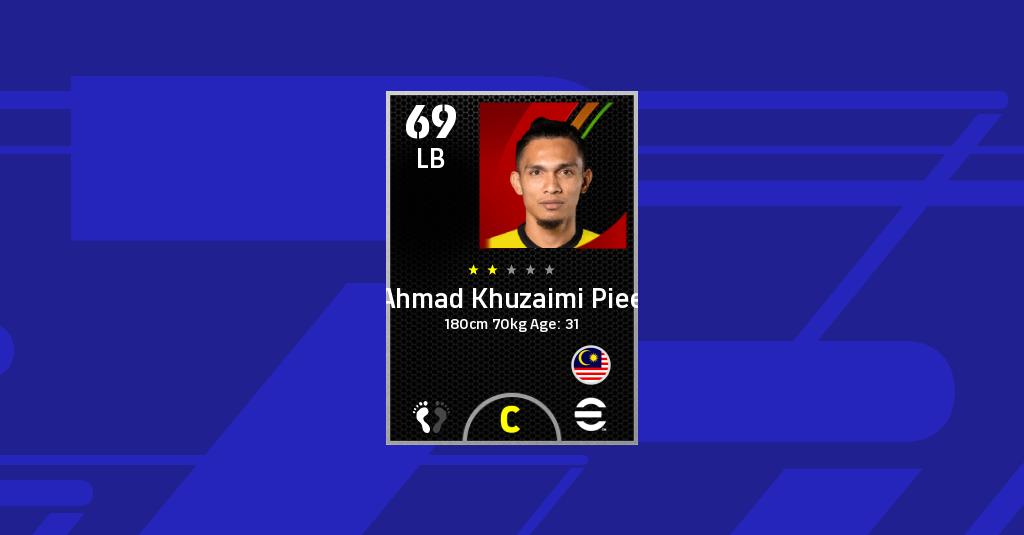 Ahmad Khuzaimi Piee eFootball 2022 Stats