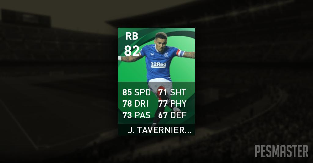 james-tavernier-pes-2021-mobile-stats