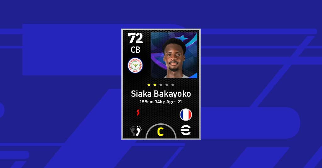 Siakba Siaka Bakayoko eFootball Stats