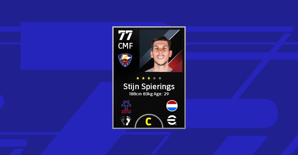 Stijn Spierings eFootball 2022 Stats