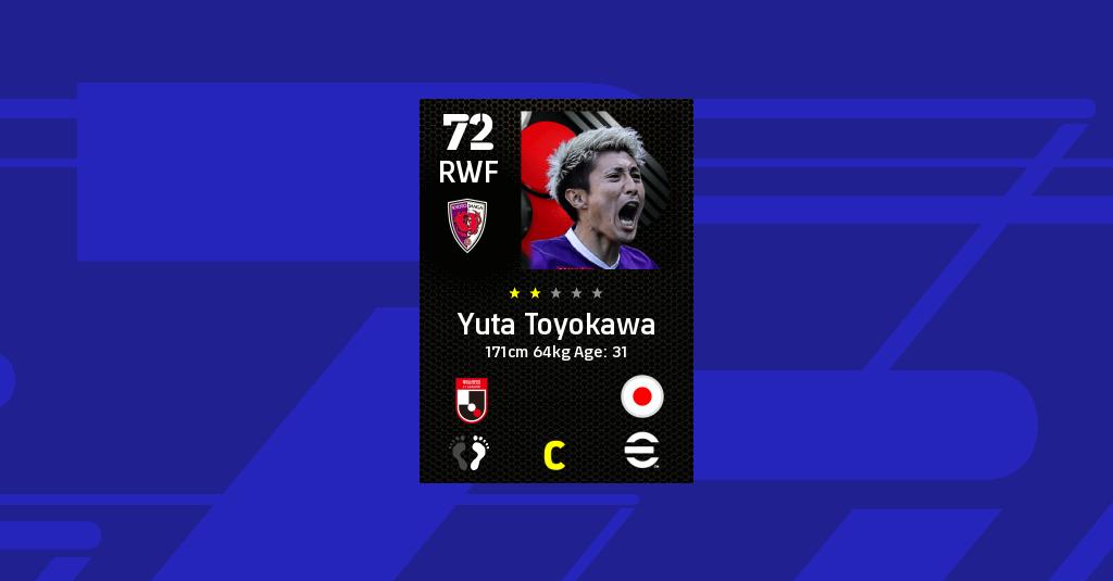 Yuta Toyokawa eFootball 2022 Stats