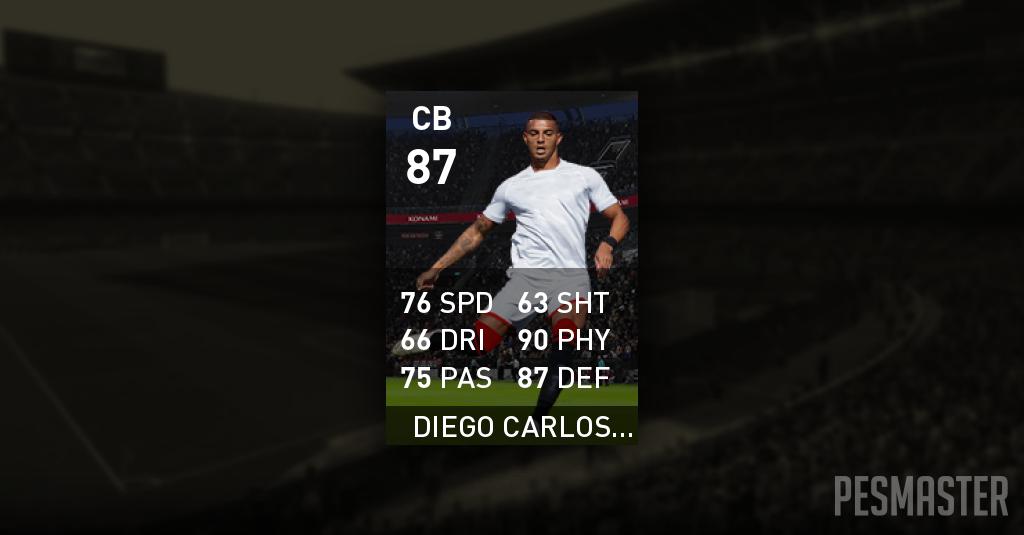 Diego Carlos PES 2021 Stats