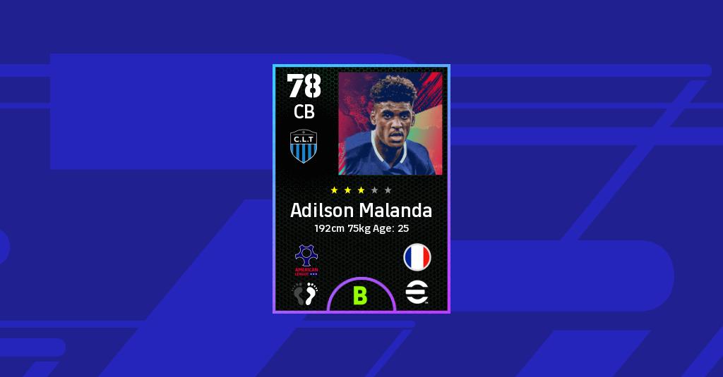 Estatisticas de Adilson Malanda en eFootball 2022