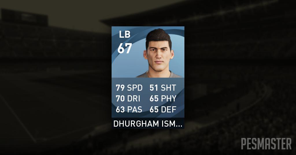 Estatisticas de Dhurgham Ismail en PES 2021