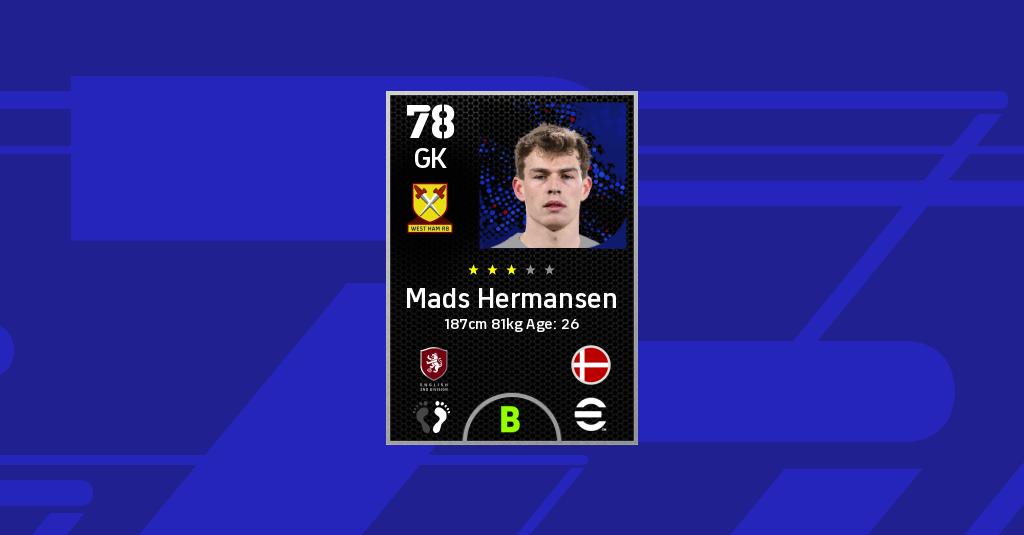 Estatisticas de Mads Hermansen en eFootball