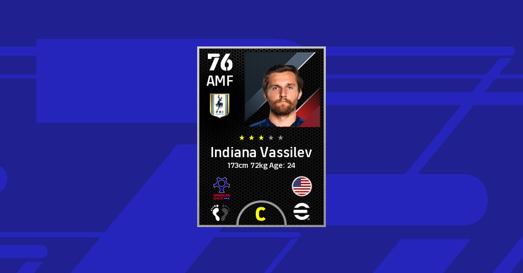 Indiana Vassilev eFootball 2022 Stats