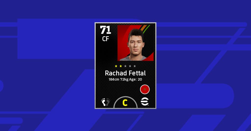 Rachad Fettal eFootball Stats