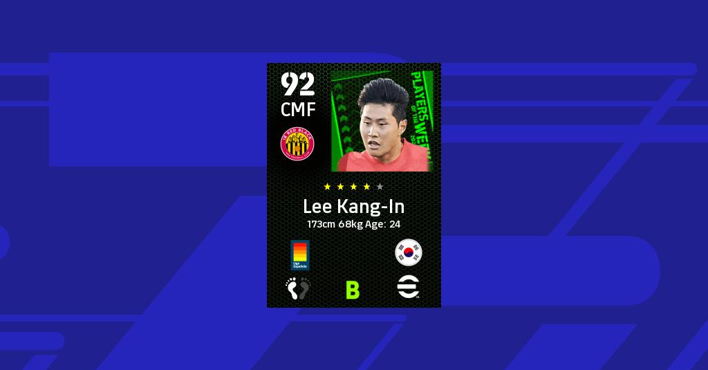 Lee KangIn eFootball 2022 Stats