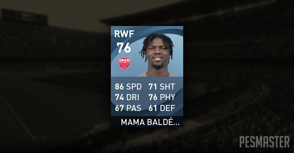 Mama Samba Baldé PES 2021 Stats