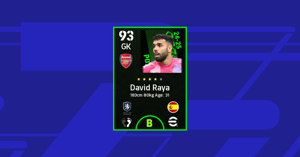 David Raya - Показатели - eFootball