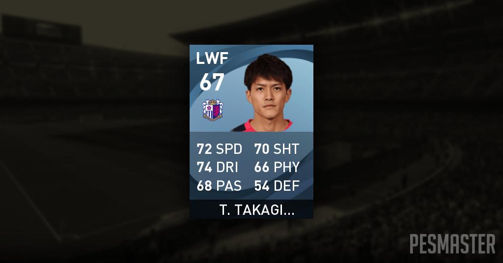 Toshiyuki Takagi PES 2021 Stats