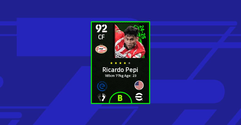 Ricardo Pepi 统计 eFootball 2022