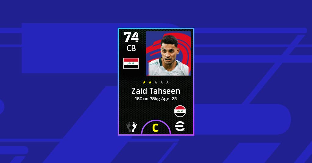 Zaid Tahseen - 统计 - eFootball 2022